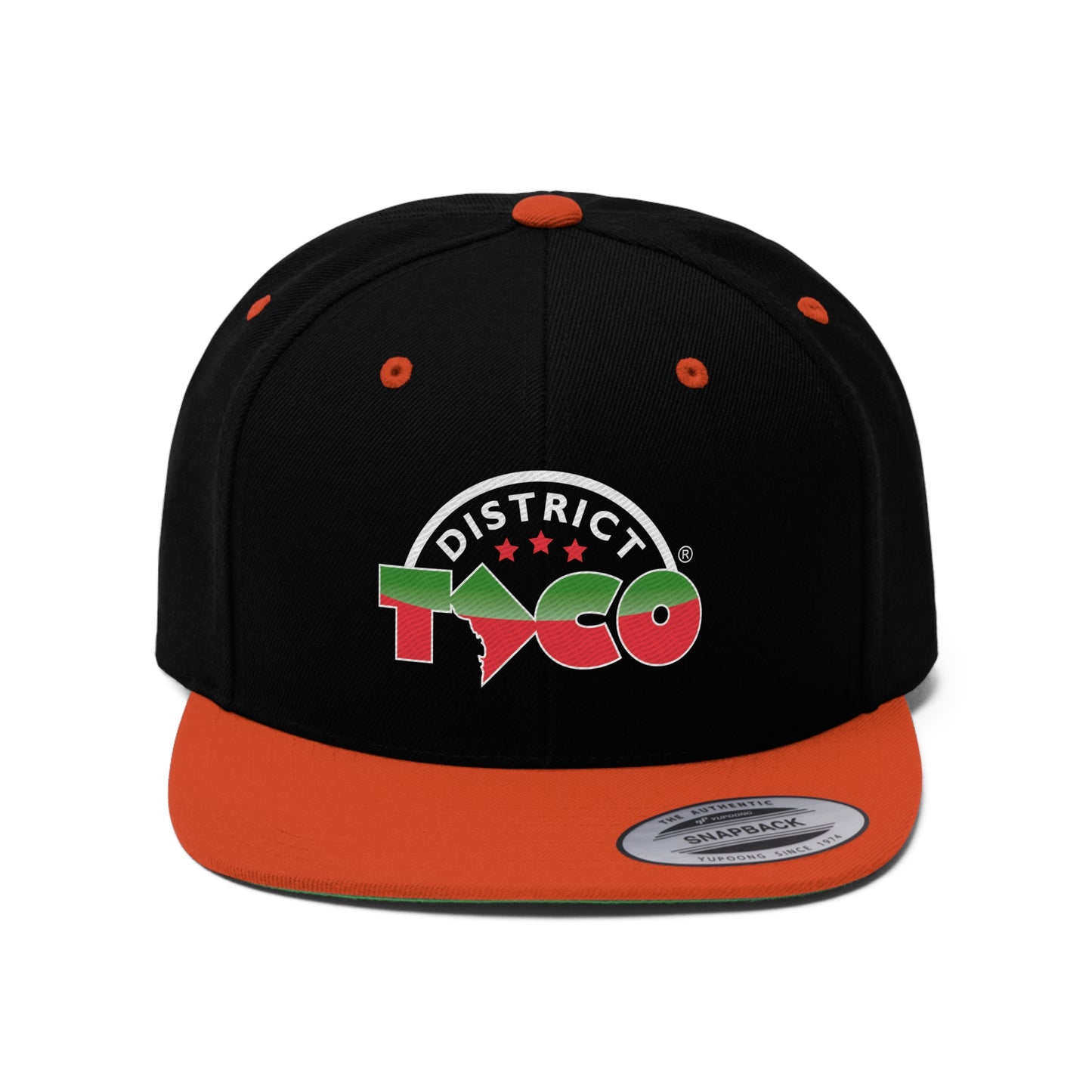 Unisex Flat Bill Hat