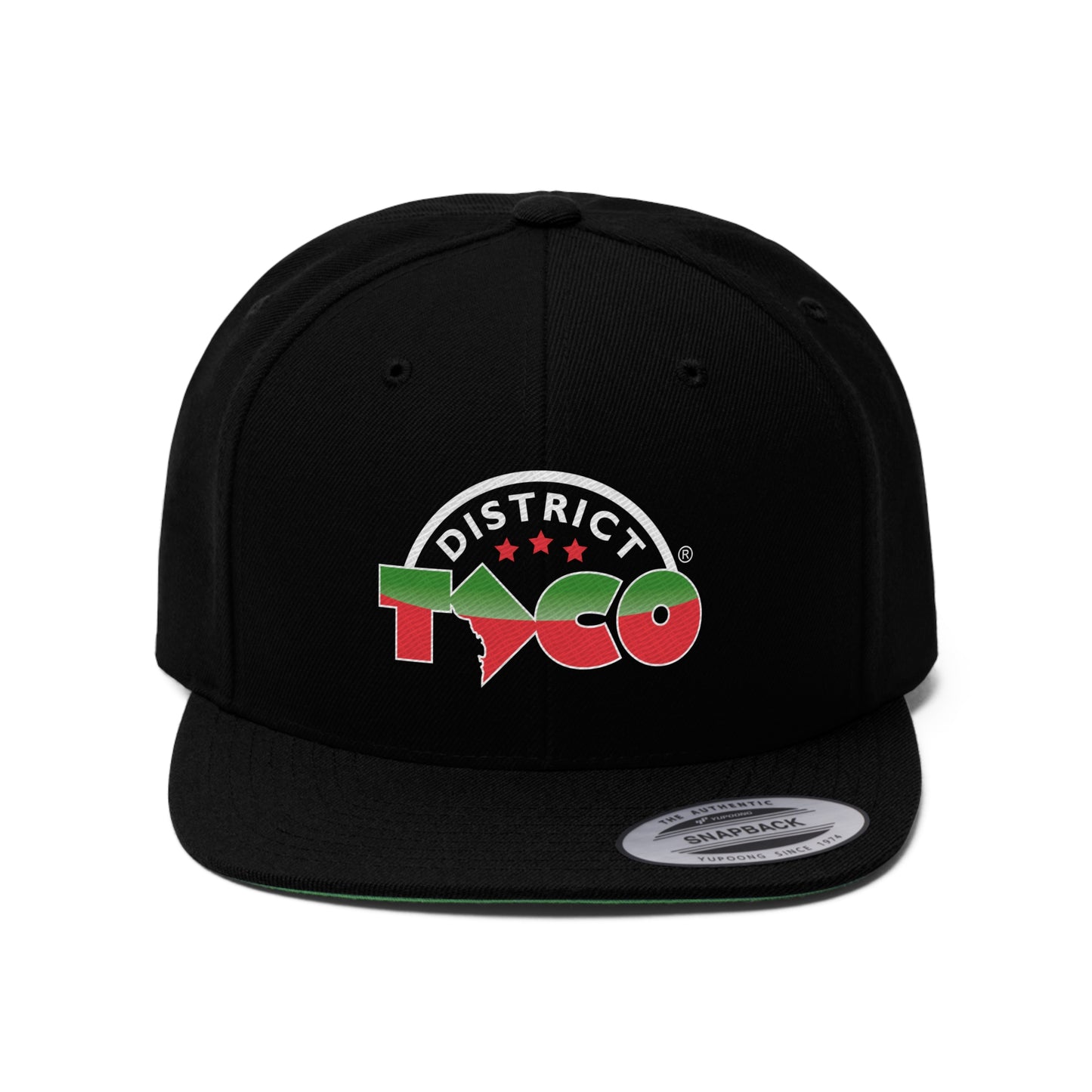 Unisex Flat Bill Hat