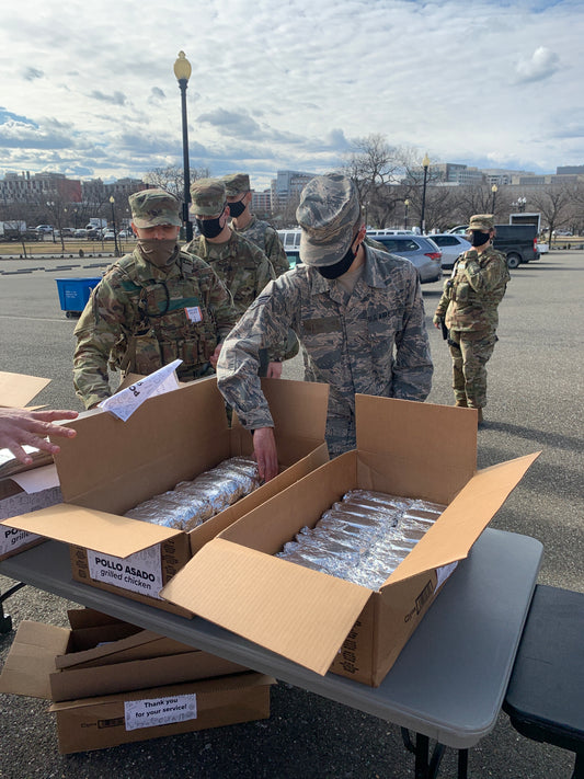 District Taco Donated 2000 Burritos to National Guard